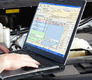 Shop Computer being used with Digital Wrench Shop Computer being used with Digital Wrench
